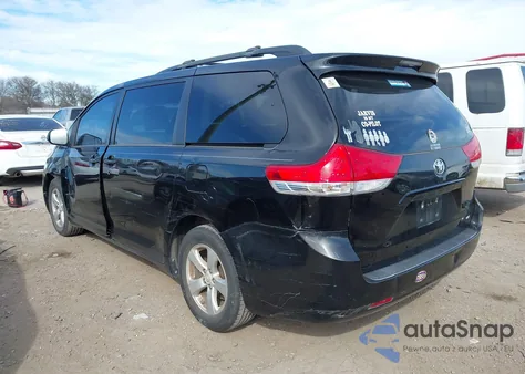2013 Toyota Sienna Le V6 8 Passenger from USA, damaged, VIN 5TDKK3DC7DS352293
